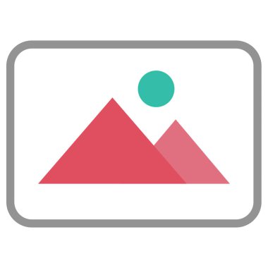 Fotoğraf ikonu. Web tasarımı