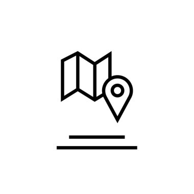 GPS Simgesi, Seyrüsefer Sembolü, Basit Tasarım 