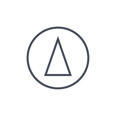 Bir yıldız simgesinin vektör illüstrasyonu