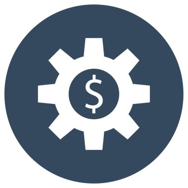 Dolar. Web simgesi basit tasarım