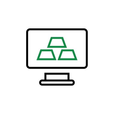 seo modern simgesinin vektör illüstrasyonu