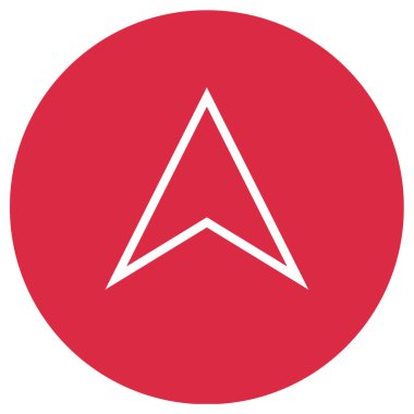 navigasyon okunun vektör çizimi modern simge