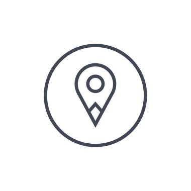 GPS Simgesi, Seyrüsefer Sembolü, Basit Tasarım 