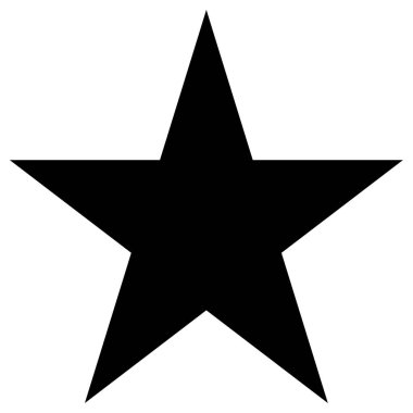 Yıldız. Web simgesi basit tasarım