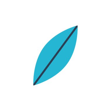 Yaprak simgesi, vektör illüstrasyonu