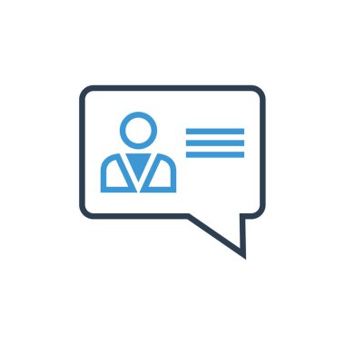 kabarcık sohbet simgesi vektör illüstrasyonu, konuşma balonu işareti  