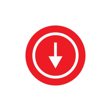 ok simgesi vektör illüstrasyonu