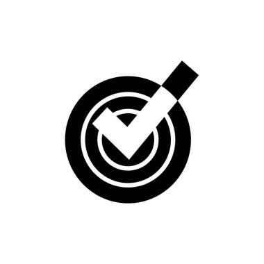 işaret simgesini işaretle, vektör illüstrasyonu  