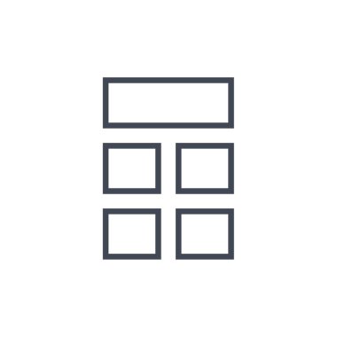 hesap makinesi simgesi vektör illüstrasyonu