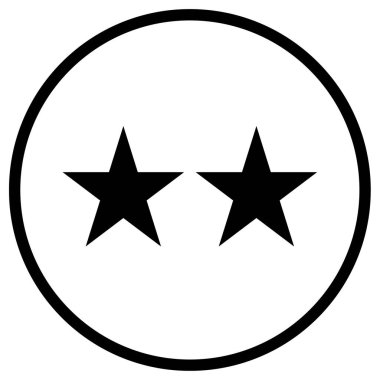 yıldız simgesi, vektör çizimi