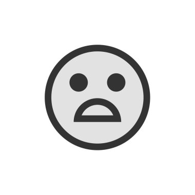 emoji yüz simgesi vektör çizimi tasarımı