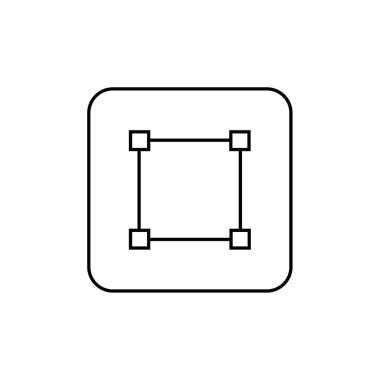 Modern b 'nin vektör illüstrasyonu eksik simgesi