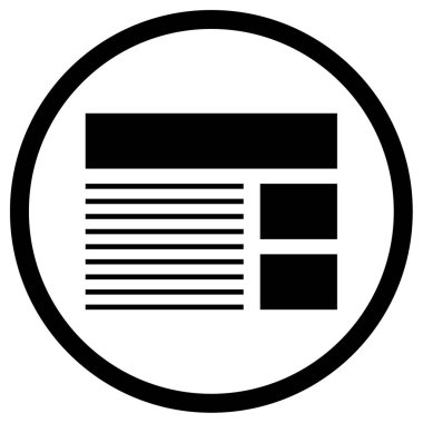 Kablolar modern simge, vektör illüstrasyonu