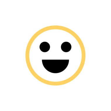 emoji yüz simgesi vektör çizimi tasarımı