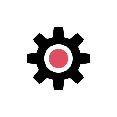 dişli simgesi vektör illüstrasyonu