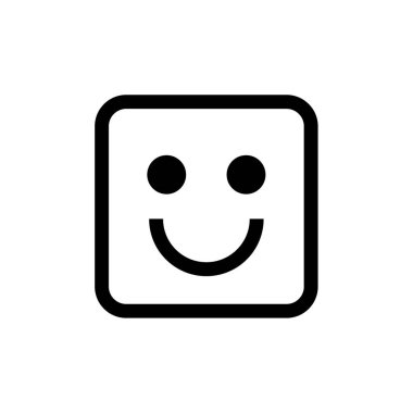 emoji yüz simgesi vektör çizimi tasarımı