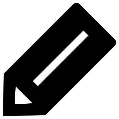 Kalem. Web simgesi basit illüstrasyon