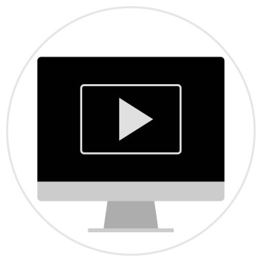 çalma tuşu, vektör illüstrasyonu