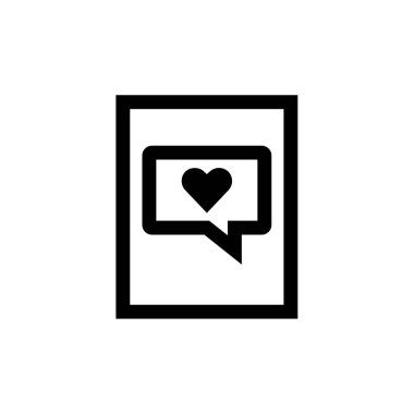 SMS ve Metin mesajlaşması vektör illüstrasyonu