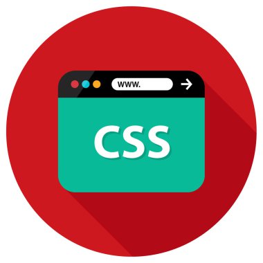 Web tarayıcı simgesi vektör illüstrasyonu