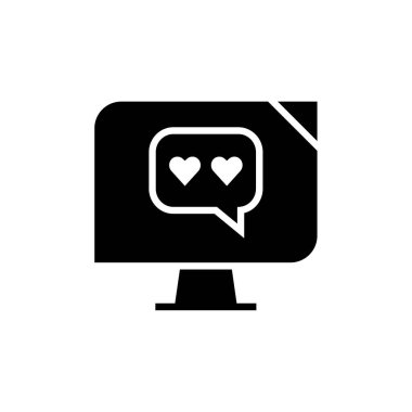 SMS ve Metin mesajlaşması vektör illüstrasyonu