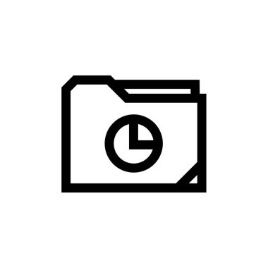 Beyaz arkaplanda modern dizin simgesi, vektör illüstrasyonu