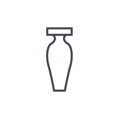 Kadınların tek simge çizgisinin vektör illüstrasyonu