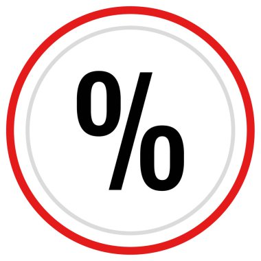 İndirim. Web simgesi basit bir illüstrasyon. satış sembolü