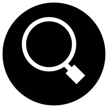 Moda Biçiminde Arama Simgesi İzole Arkaplanı