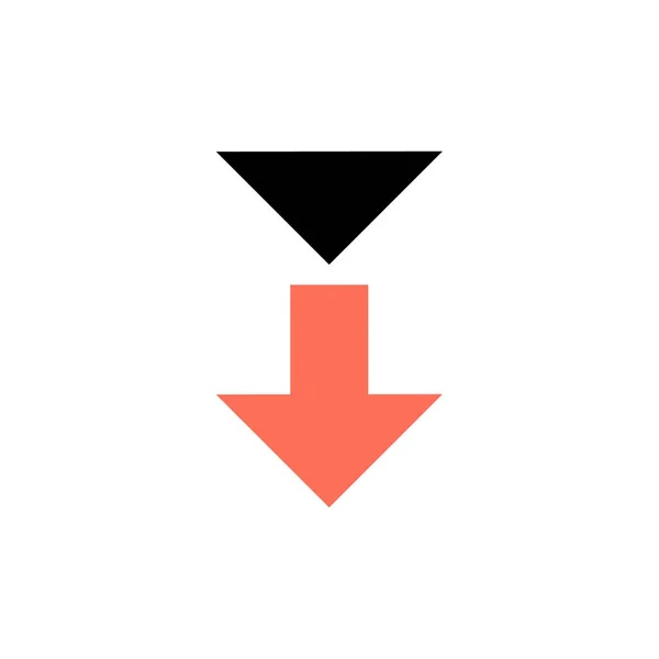 Arrows Web Icon Simple Illustration — ストックベクタ