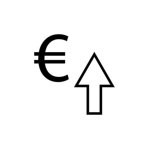 Pictogram Van Het Euroteken Vectorafbeelding — Stockvector