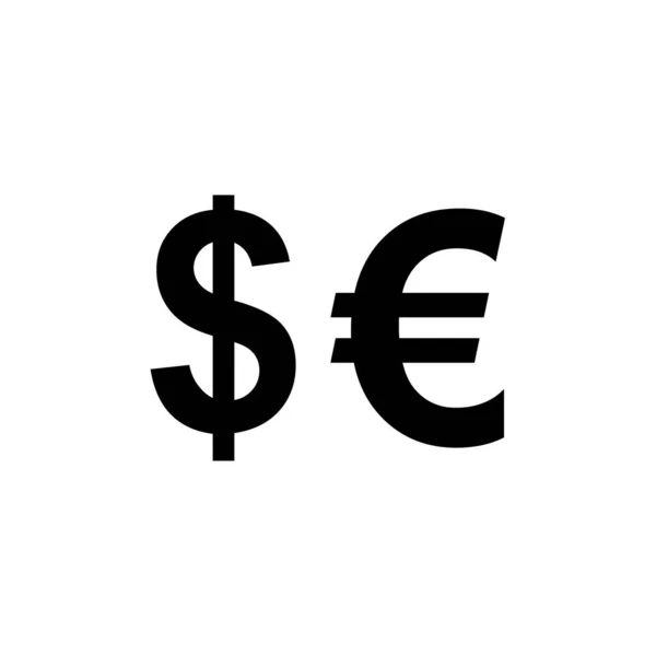 Знак Доллара Векторная Иллюстрация — стоковый вектор