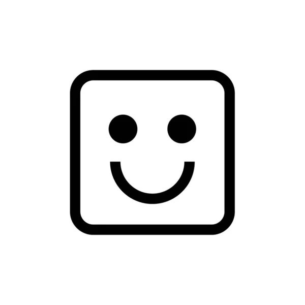 Emoji Gezicht Pictogram Vector Illustratie Ontwerp — Stockvector
