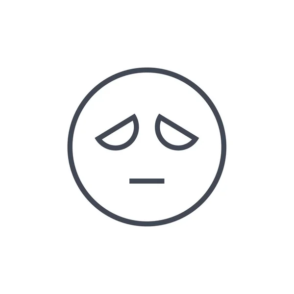 Emoji Gesicht Symbol Vektor Illustration Design — Stockvektor