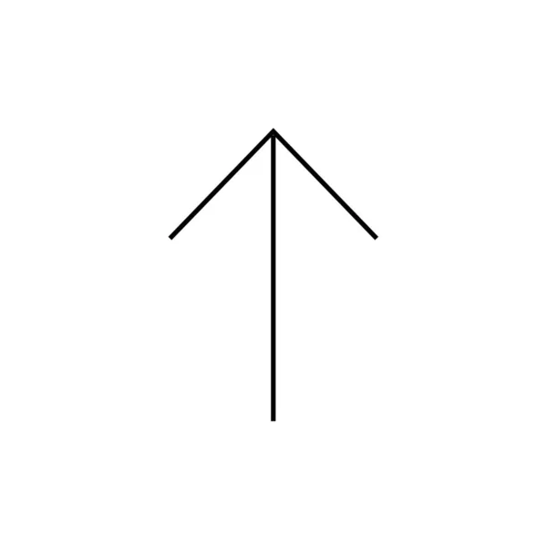 Vector Icono Flecha Dirección — Vector de stock