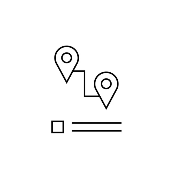 Gps图标 导航符号 简单设计 — 图库矢量图片