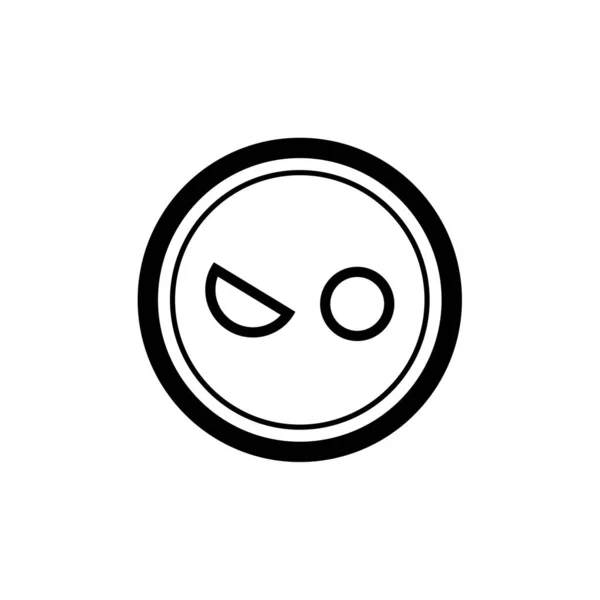 Emoji Cara Icono Vector Ilustración Diseño — Archivo Imágenes Vectoriales