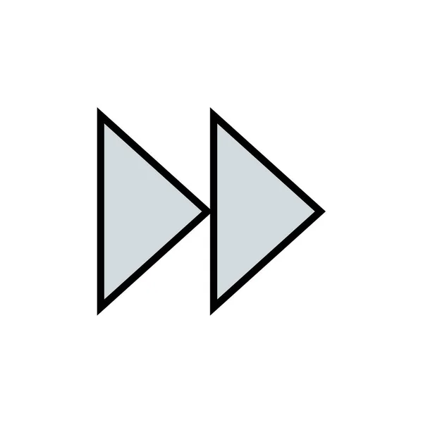 Arrows Web Icon Simple Illustration — 图库矢量图片