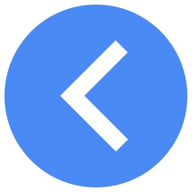 Projeniz için sol yön ok simgesi