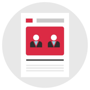 kullanıcı arayüzü düz simgesi