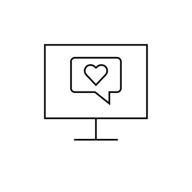 Sohbet simgesi vektör illüstrasyonu, Metin İletisi  