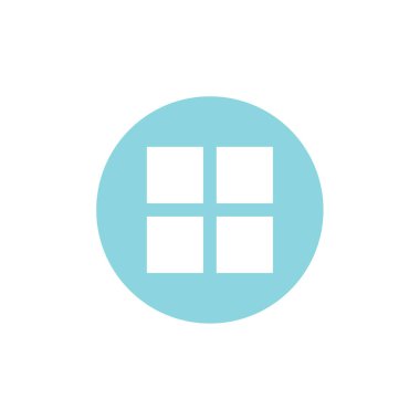 pencere simgesi vektör illüstrasyonu