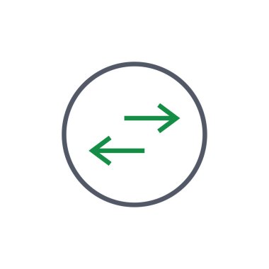 ok simgesi vektör illüstrasyonu