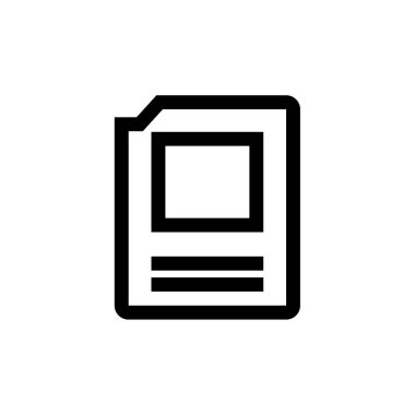 kitap simgesi vektör illüstrasyonu