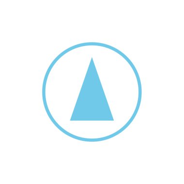 Bir yıldız simgesinin vektör illüstrasyonu