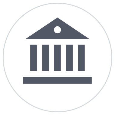 bina simgesi, vektör illüstrasyonu