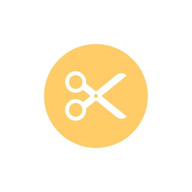 makas simgesi vektör illüstrasyonu