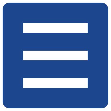 Menü. Web simgesi vektör illüstrasyonu