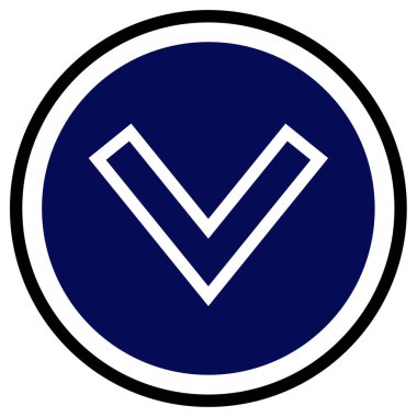 Moda biçimi izole edilmiş arkaplanda işaret simgesini işaretle