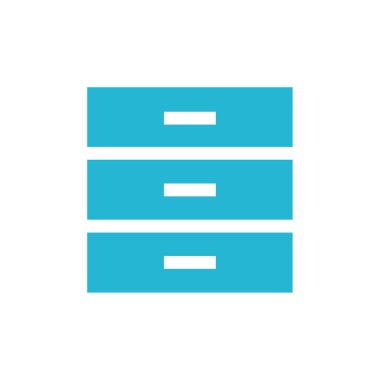 Kabine ikonu vektör illüstrasyonu